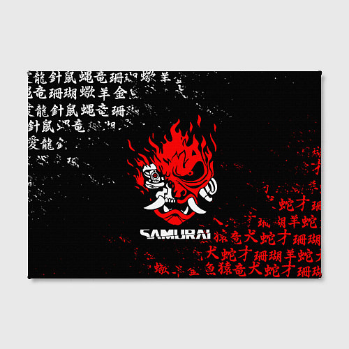 Картина прямоугольная CYBERPUNK SAMURAI: JAPAN STYLE / 3D-принт – фото 2