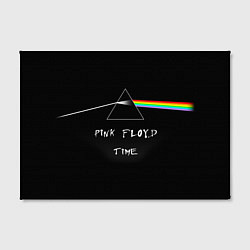 Холст прямоугольный PINK FLOYD TIME ПИНК ФЛОЙД ЛОГОТИП, цвет: 3D-принт — фото 2