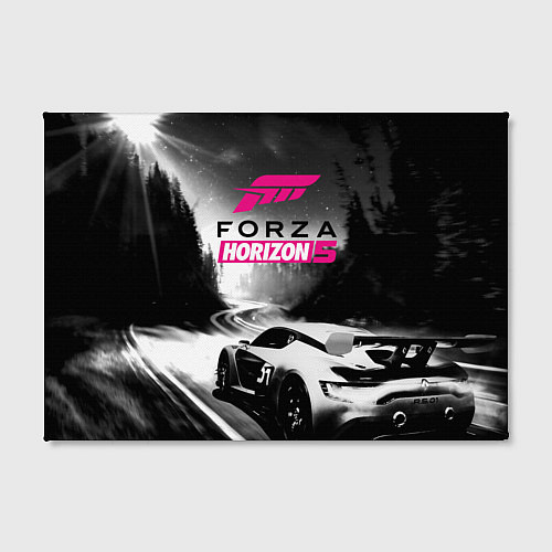 Картина прямоугольная Forza Horizon 5 - night race / 3D-принт – фото 2