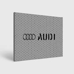 Холст прямоугольный AUDI Audi Графика, цвет: 3D-принт