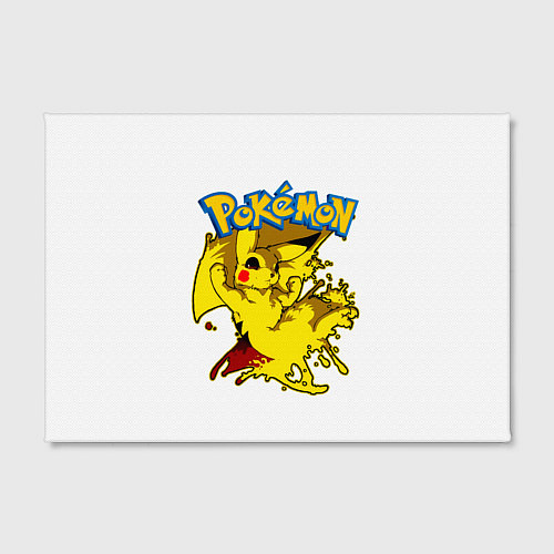 Картина прямоугольная Пикачу злой Pokemon / 3D-принт – фото 2