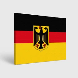 Холст прямоугольный Германия - Germany, цвет: 3D-принт