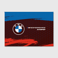 Холст прямоугольный BMW Autosport Яркий, цвет: 3D-принт — фото 2