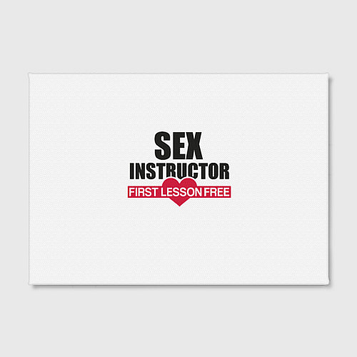 Картина прямоугольная Секс Инструктор SEX INSTRUCTOR / 3D-принт – фото 2