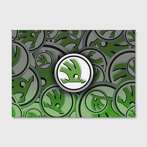 Картина прямоугольная Skoda Carbone Pattern / 3D-принт – фото 2