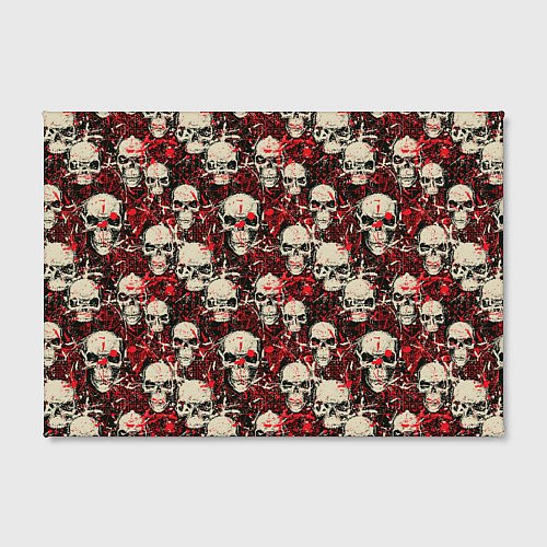 Картина прямоугольная Кровавые Черепа Skulls / 3D-принт – фото 2