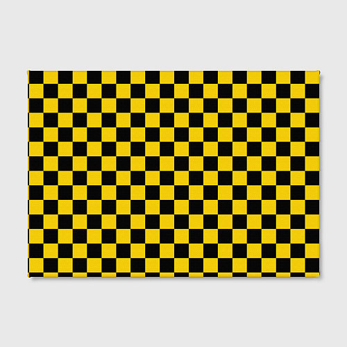 Картина прямоугольная Такси Шахматные Клетки / 3D-принт – фото 2