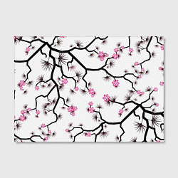 Холст прямоугольный Цветущий шиповник, цвет: 3D-принт — фото 2