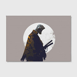 Холст прямоугольный Скелет-самурай, цвет: 3D-принт — фото 2