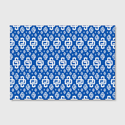 Картина прямоугольная Blue Pattern Dope Camo Dope Street Market / 3D-принт – фото 2