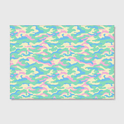 Холст прямоугольный Камуфляж пастельные цвета, цвет: 3D-принт — фото 2