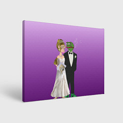 Холст прямоугольный Свадьба - Чертовски привлекательные, цвет: 3D-принт