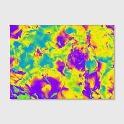 Холст прямоугольный Яркие неоновые краски, цвет: 3D-принт — фото 2