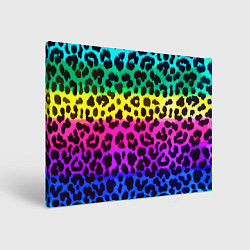 Картина прямоугольная Leopard Pattern Neon