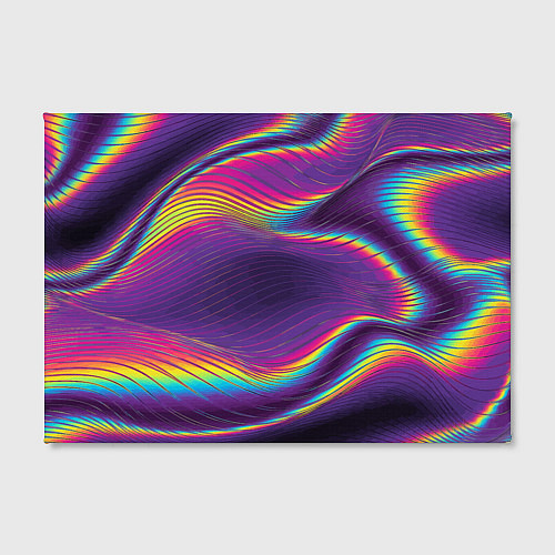 Картина прямоугольная Neon fashion pattern Wave / 3D-принт – фото 2
