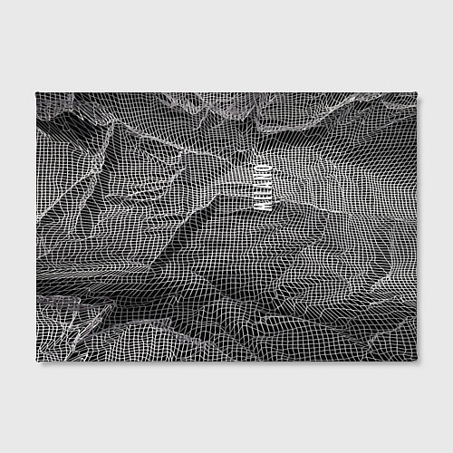 Картина прямоугольная Мятая сетчатая ткань Crumpled Mesh Fabric / 3D-принт – фото 2