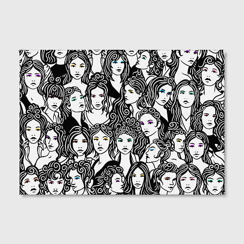 Картина прямоугольная 26 девушек / 3D-принт – фото 2