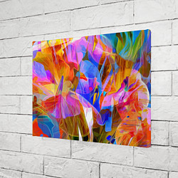 Холст прямоугольный Красочный цветочный паттерн Лето Colorful floral p, цвет: 3D-принт — фото 2