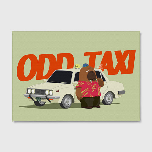 Картина прямоугольная Хироси Одокава Odd taxi / 3D-принт – фото 2
