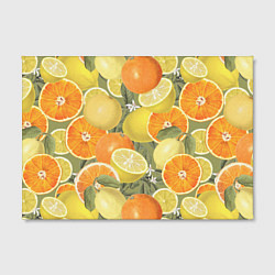 Холст прямоугольный Апельсины и Лимоны, цвет: 3D-принт — фото 2