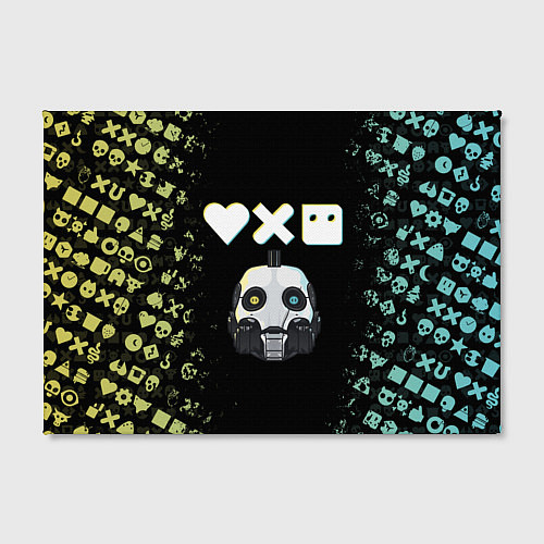 Картина прямоугольная Love, Death and Robots Pattern / 3D-принт – фото 2