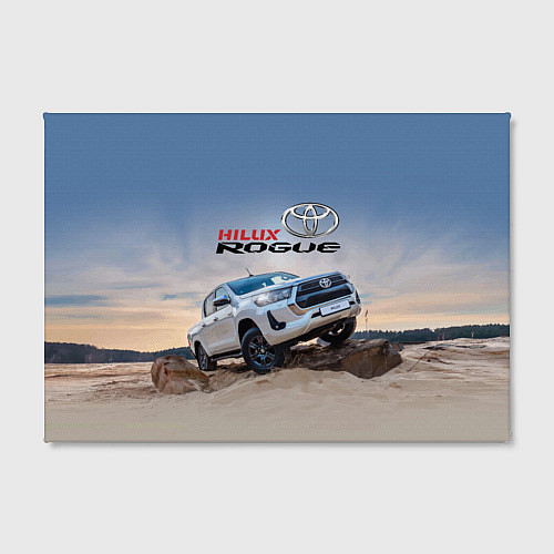 Картина прямоугольная Toyota Hilux Rogue Off-road vehicle Тойота - прохо / 3D-принт – фото 2