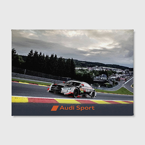 Картина прямоугольная Audi Sport Racing team Ауди Спорт Гоночная команда / 3D-принт – фото 2