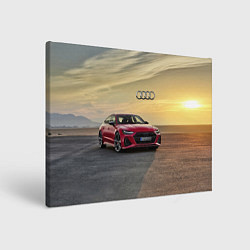 Картина прямоугольная Audi RS 7 на закате солнца Audi RS 7 at sunset
