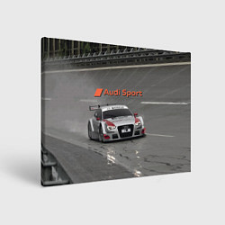 Холст прямоугольный Audi Sport Racing Team Short Track Car Racing Авто, цвет: 3D-принт