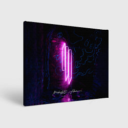 Холст прямоугольный Skrillex - Midnight Hour Remixes, цвет: 3D-принт