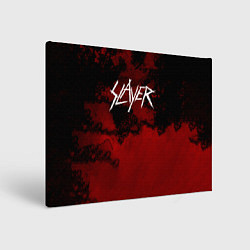 Холст прямоугольный World Painted Blood - Slayer, цвет: 3D-принт