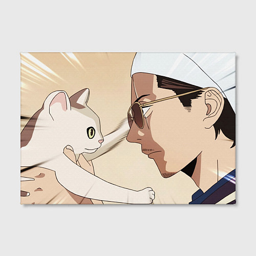 Картина прямоугольная Тацу и кот Путь домохозяина / 3D-принт – фото 2