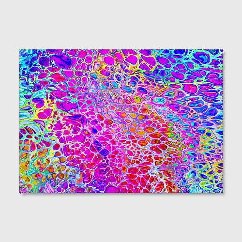 Картина прямоугольная Красочные всплески красок Экспрессия / 3D-принт – фото 2