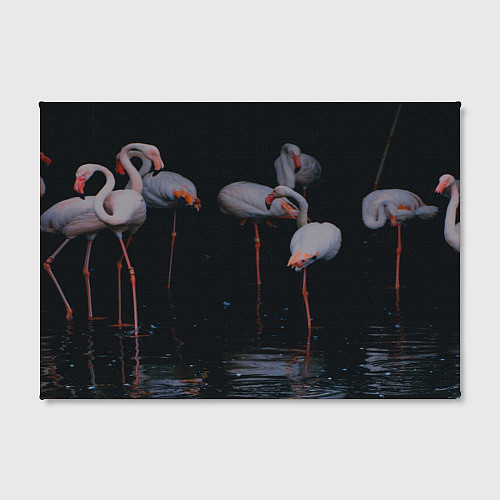 Картина прямоугольная Фламинго - вода / 3D-принт – фото 2