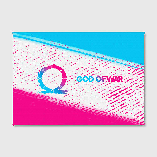 Картина прямоугольная God of War Neon Gradient / 3D-принт – фото 2