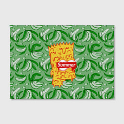 Холст прямоугольный Барт Симпсон - Summer, цвет: 3D-принт — фото 2
