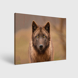 Холст прямоугольный Молодой волк, цвет: 3D-принт