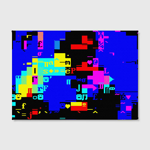 Картина прямоугольная Яркая экранная композиция / 3D-принт – фото 2