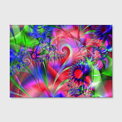 Холст прямоугольный Фракталы нежных оттенков, цвет: 3D-принт — фото 2