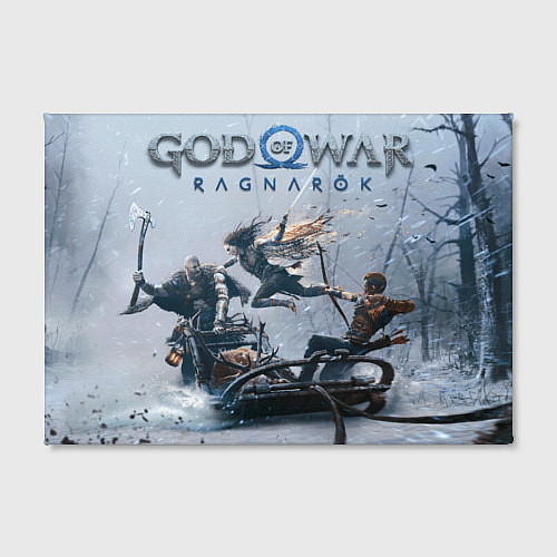 Картина прямоугольная Сражение с Фрейей GoW Ragnarok / 3D-принт – фото 2