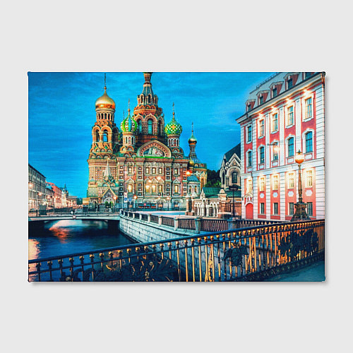 Картина прямоугольная Вечерний Санкт-Петербург / 3D-принт – фото 2