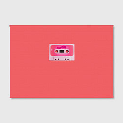 Холст прямоугольный BTS cassette, цвет: 3D-принт — фото 2