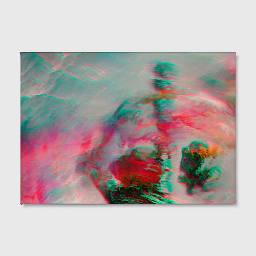 Картина прямоугольная Абстрактные переливающиеся краски / 3D-принт – фото 2