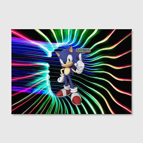 Картина прямоугольная Sonic - hedgehog - video game / 3D-принт – фото 2
