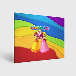 Холст прямоугольный Mario Party - Nintendo, цвет: 3D-принт
