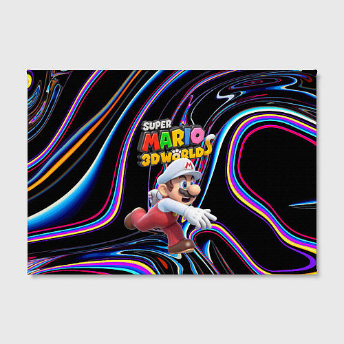 Картина прямоугольная Super Mario 3D World - Video game - Nintendo / 3D-принт – фото 2