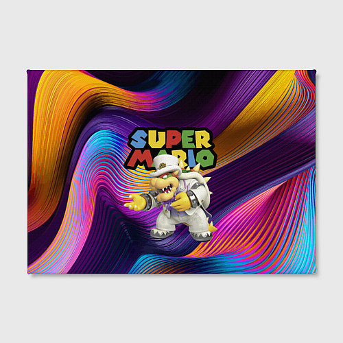 Картина прямоугольная Super Mario - Bowser - Nintendo / 3D-принт – фото 2