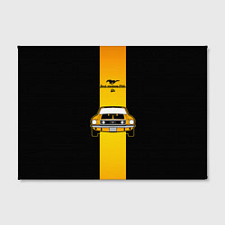 Холст прямоугольный Авто ford mustang, цвет: 3D-принт — фото 2