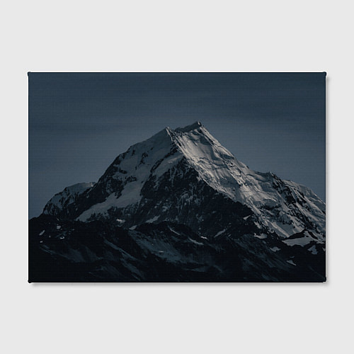 Картина прямоугольная Одинокая ночная гора / 3D-принт – фото 2