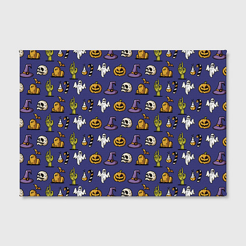 Картина прямоугольная Halloween pattern / 3D-принт – фото 2